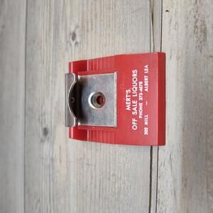 Vintage Mert's Off Sale Liquors Bottle Opener